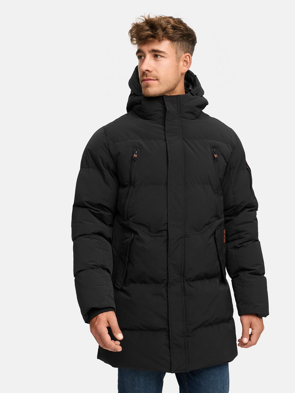 Indicode Winterjacke Herren schwarz, S