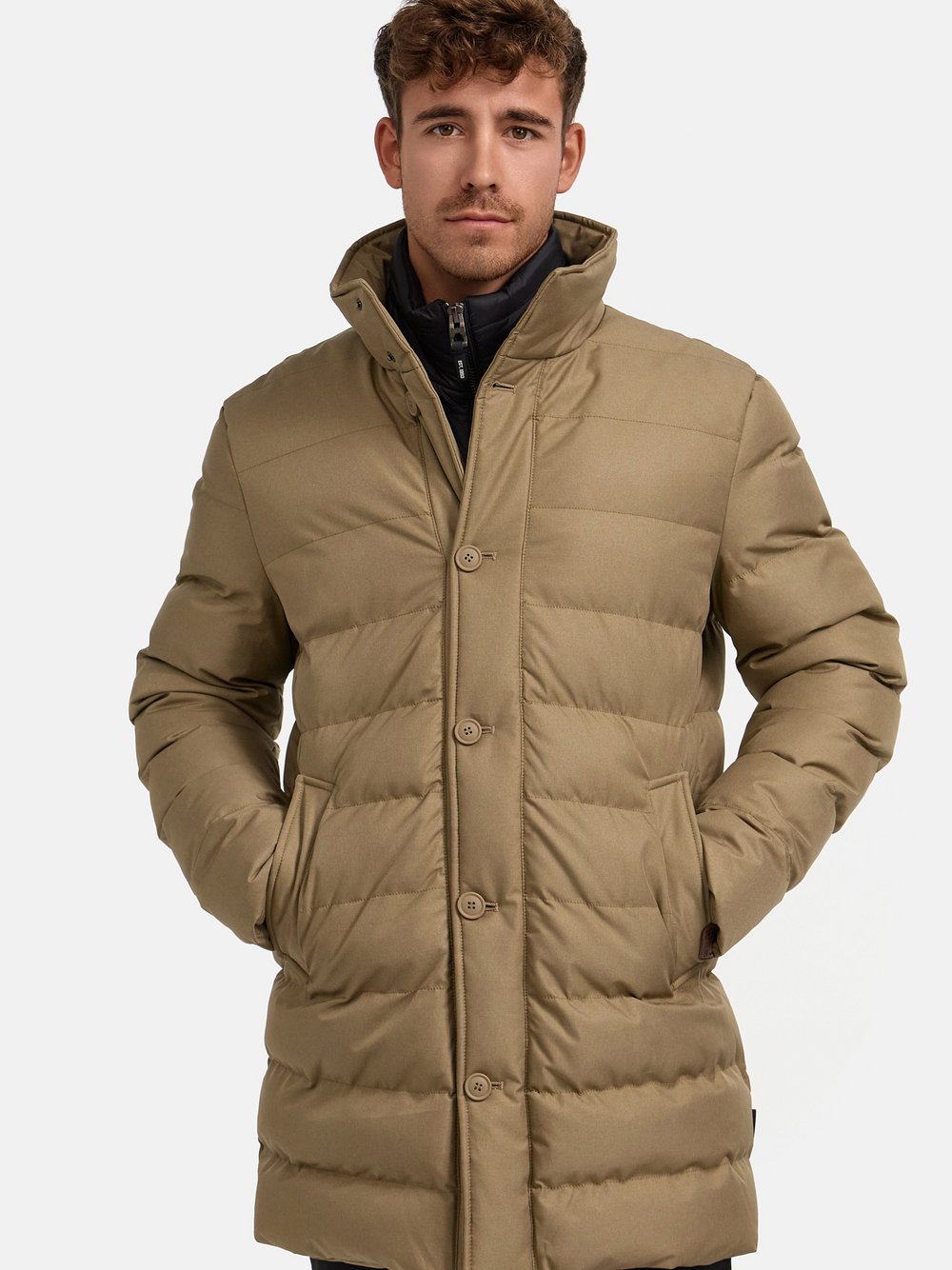 Thumbnail - Indicode Winterjacke Herren beige, L