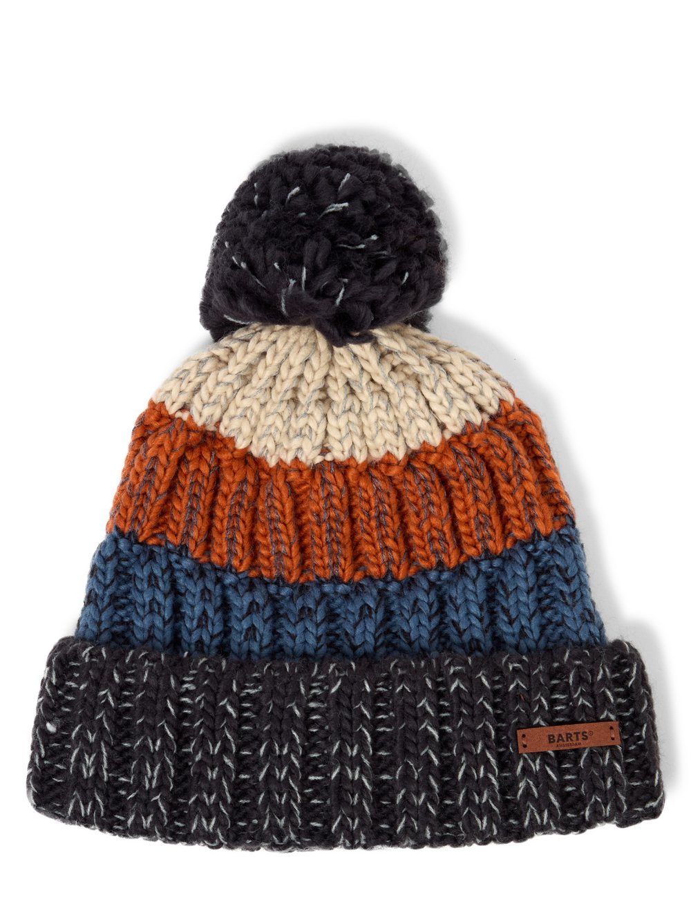 Thumbnail - Barts Strickmütze Herren mehrfarbig gestreift, ONE SIZE