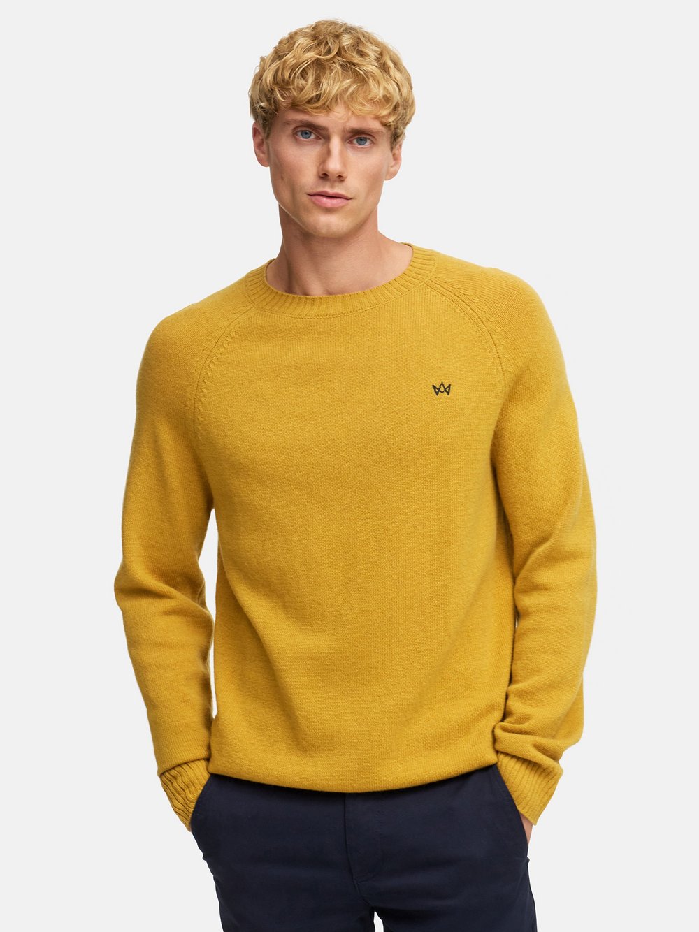 Thumbnail - Kronstadt Strickpullover Herren Feinstrick braun, M