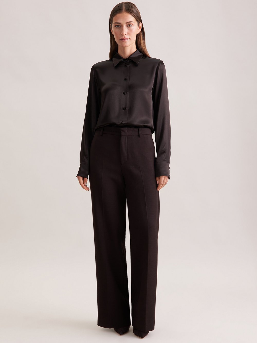 Seidensticker Stoffhose Damen Viskose braun, 44