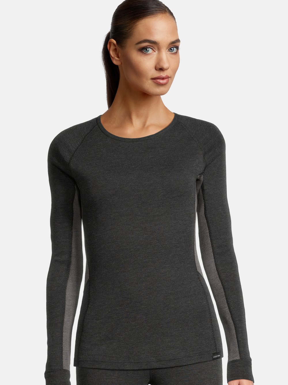 con-ta Thermo-Unterhemd / Shirt Damen Baumwolle schwarz, 38
