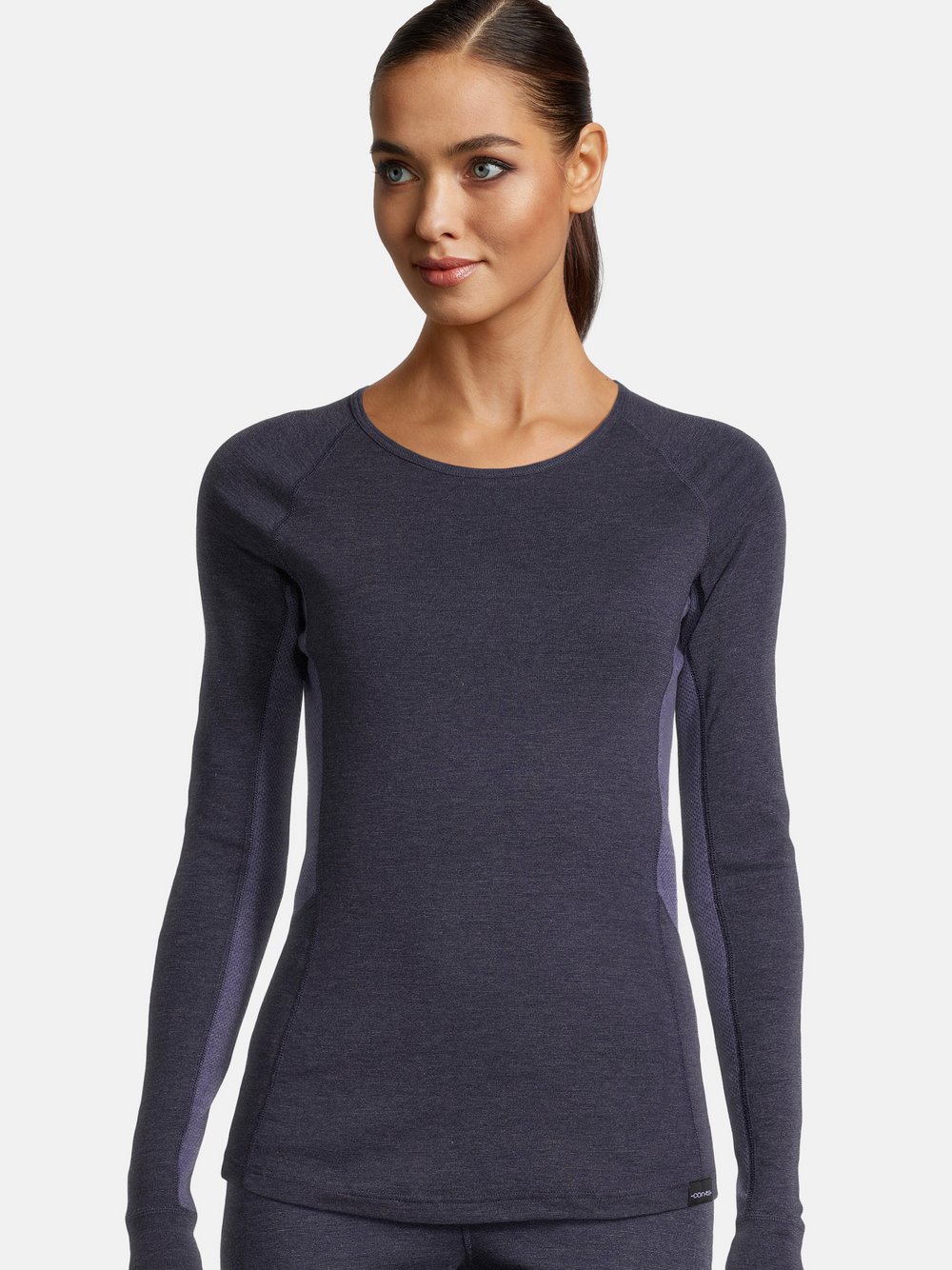 con-ta Thermo-Unterhemd / Shirt Damen Baumwolle blau, 38