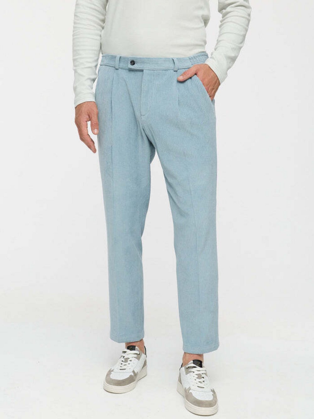 Zuitable Baukasten-Hose -DiCliffer-SE Herren Jersey blau gestreift, 50