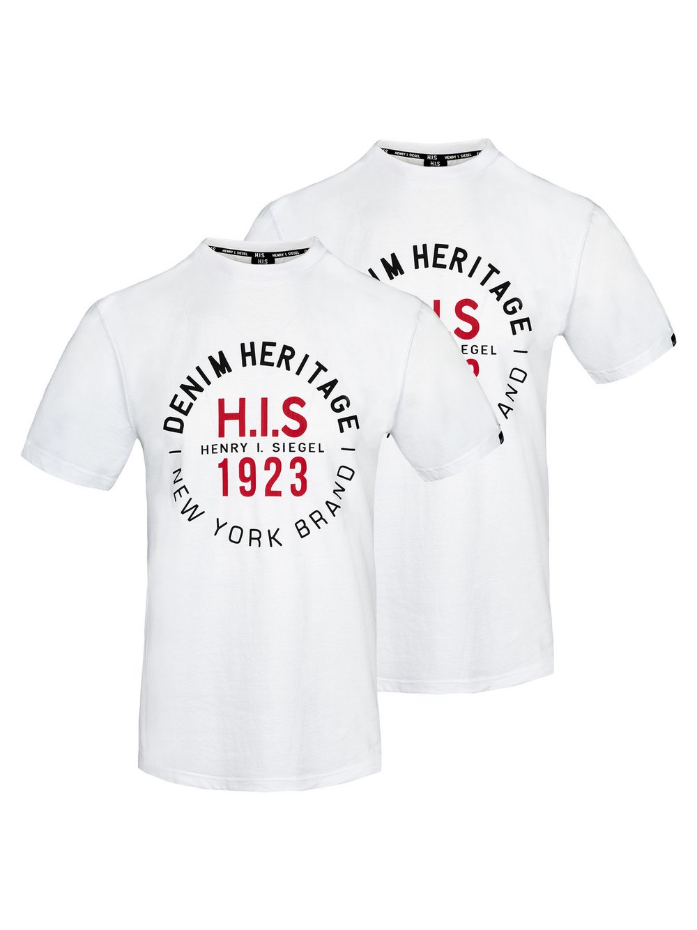 HIS T-Shirt  Herren Jersey weiß, XL