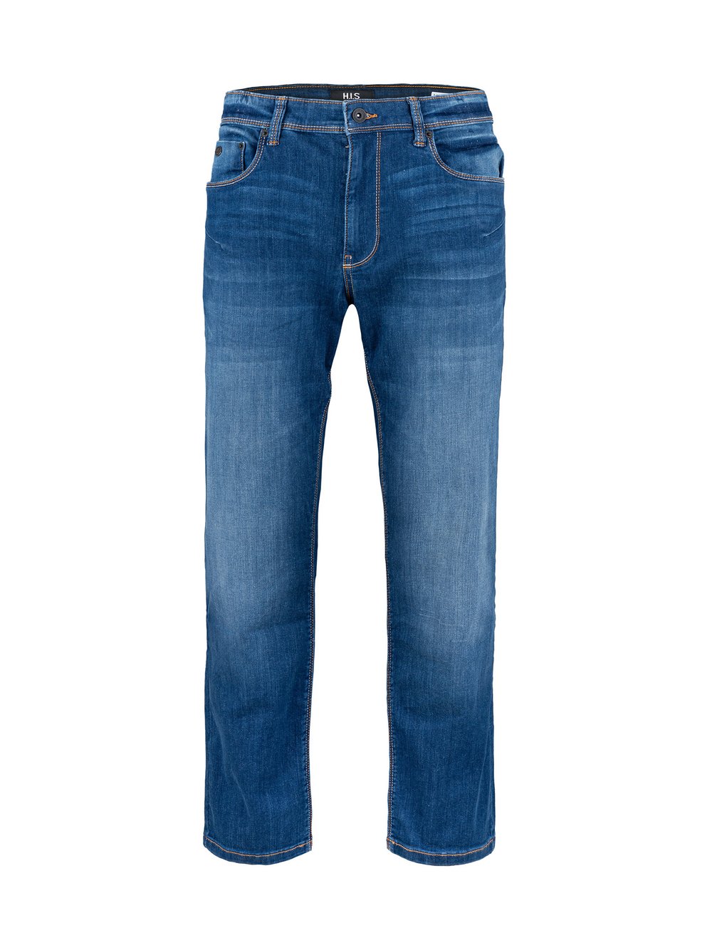 HIS Regular-fit Jeans Herren Baumwolle blau, 32-32