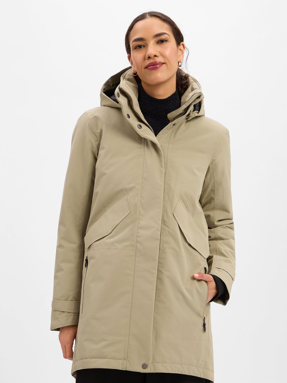 Didriksons Regenjacke Damen beige, 40