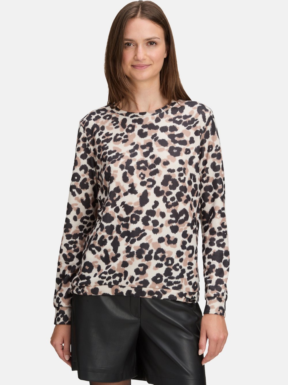 Betty & Co Casual-Shirt Damen beige gemustert, 42