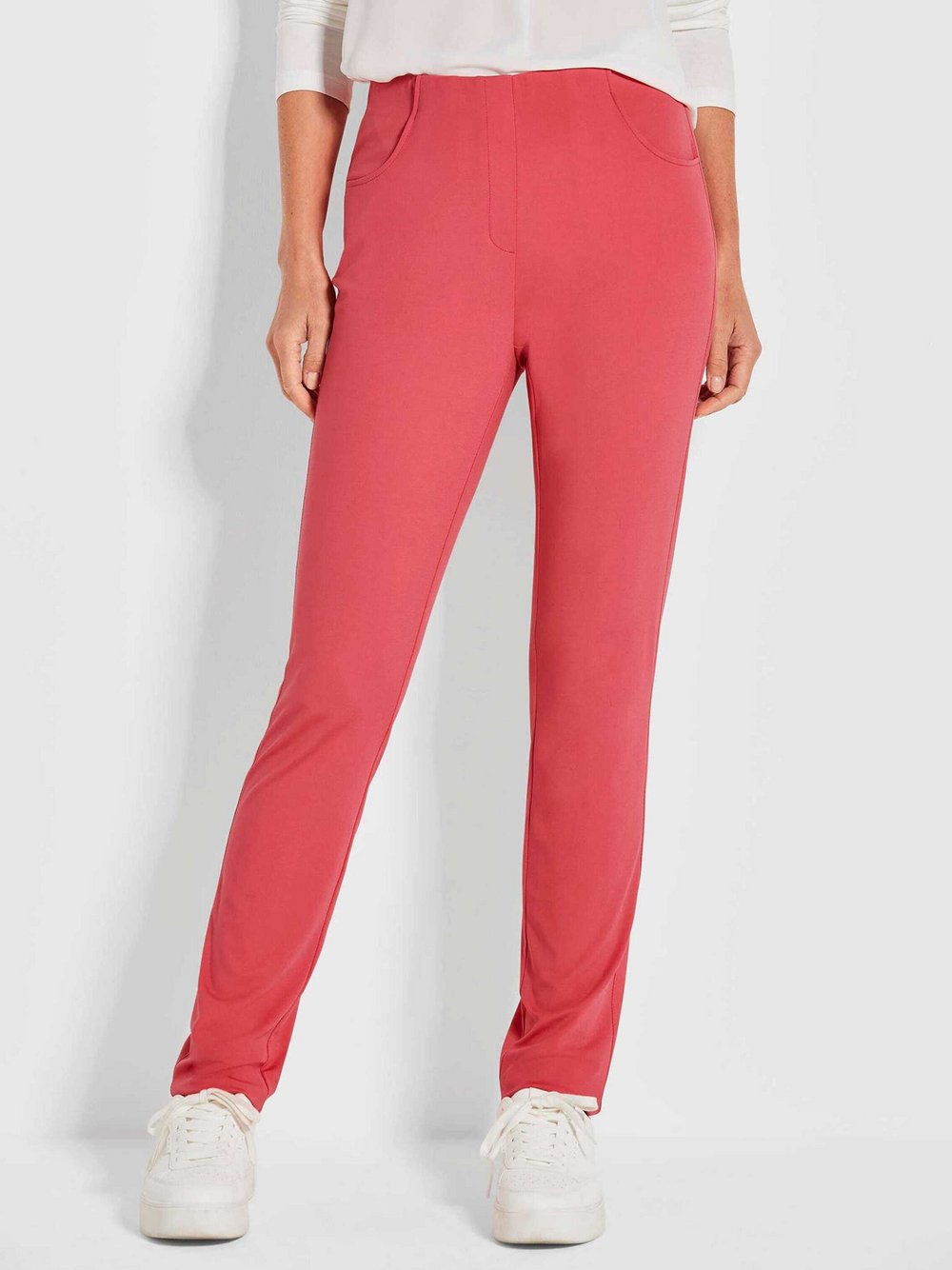 Goldner Schlupfhose Damen Polyamid rot, 54
