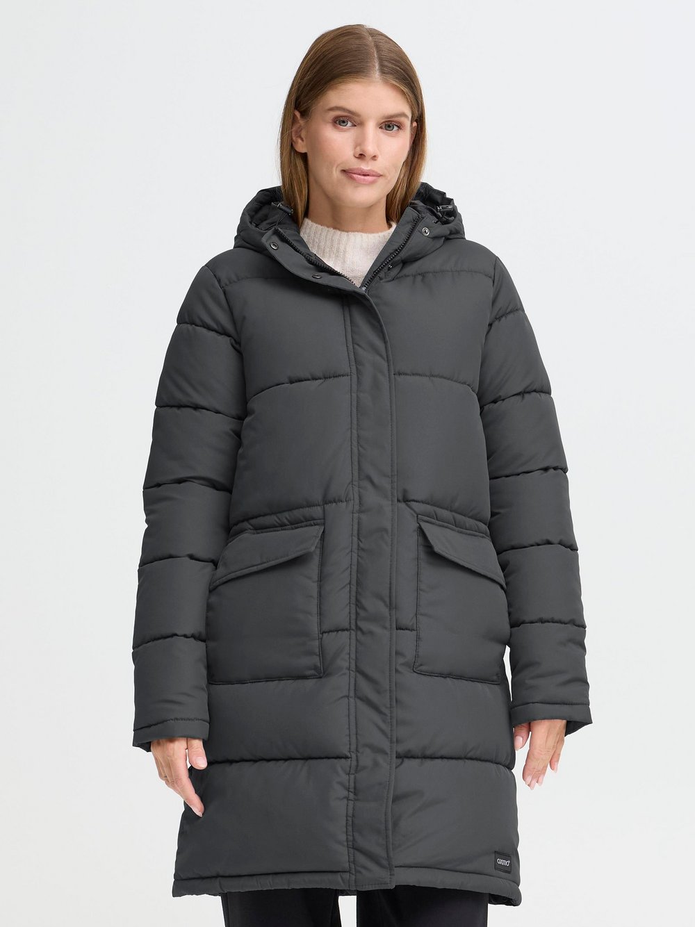OXMO Wintermantel Damen grau, XXL