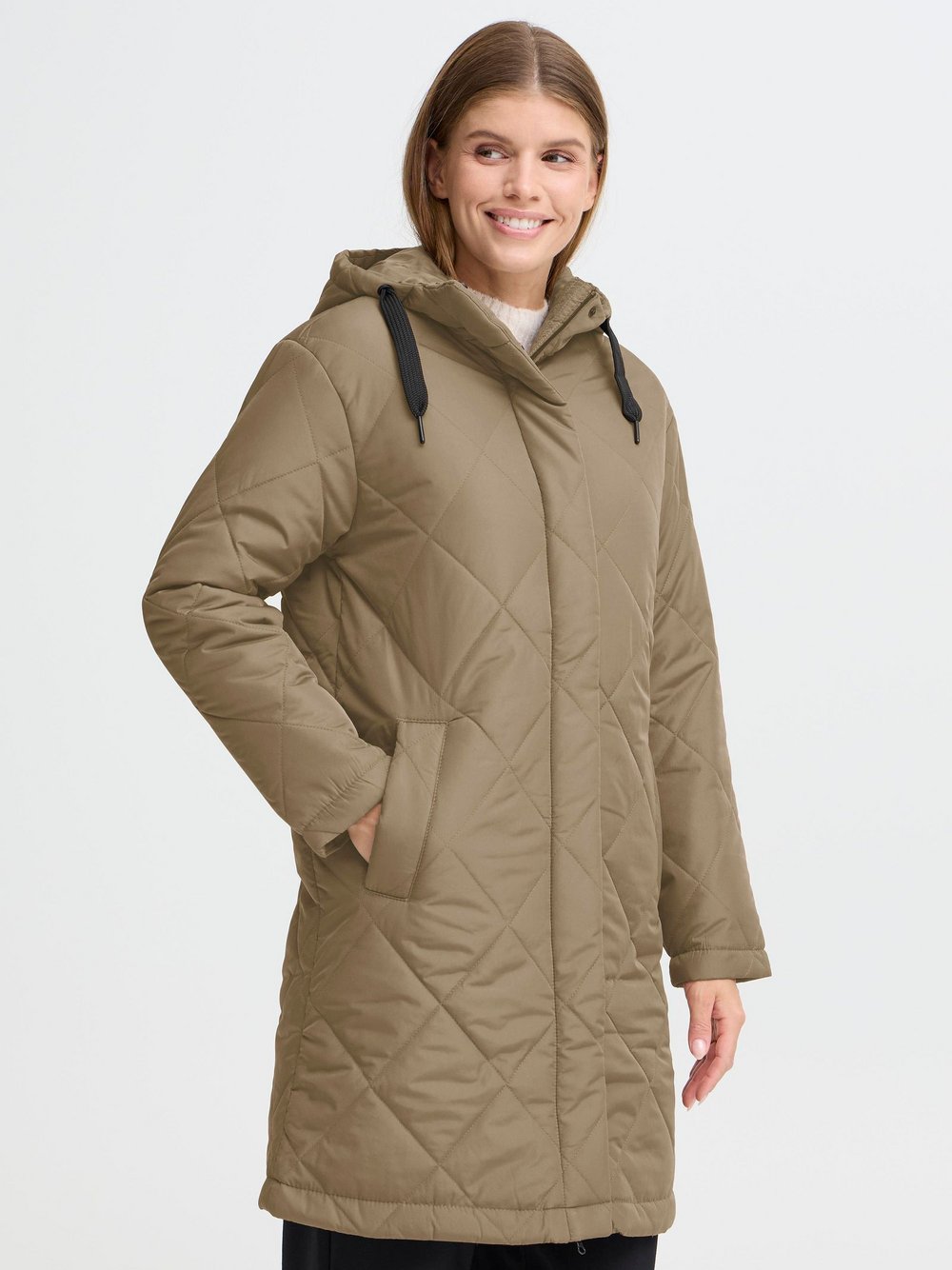 OXMO Steppjacke Damen braun, L