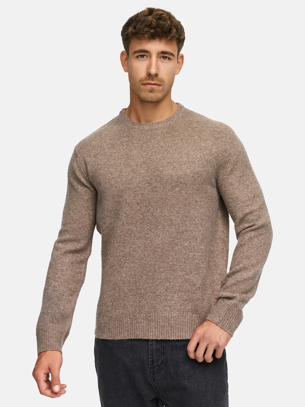 Indicode Strickpullover Herren braun, S