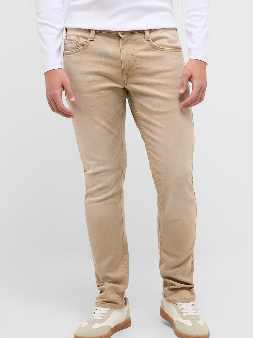 Mustang Jeans Herren Baumwolle beige, 32-32