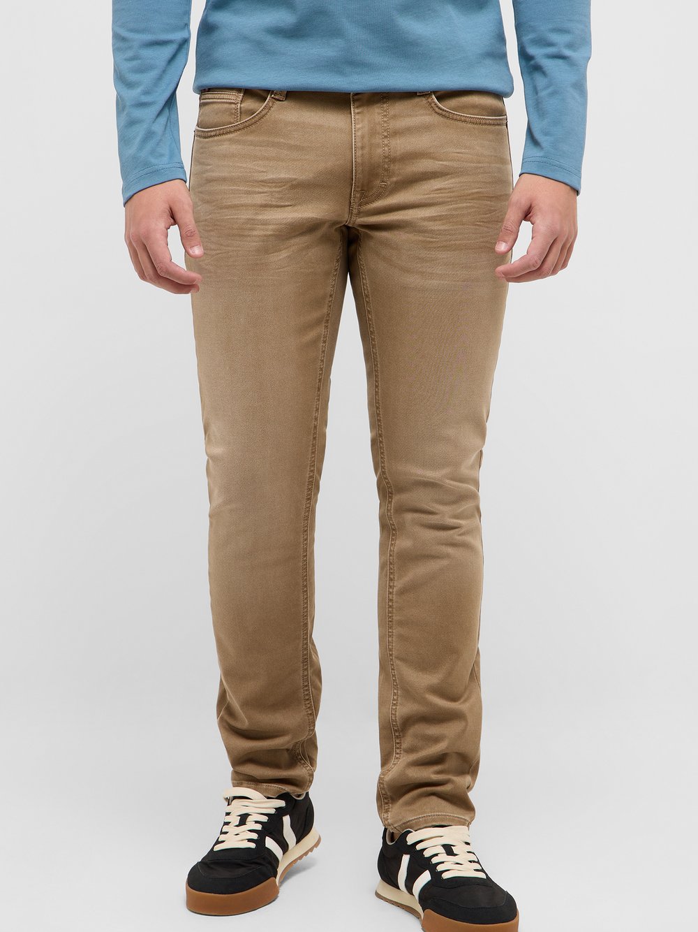 Mustang Jeans Herren Baumwolle braun, 33-30