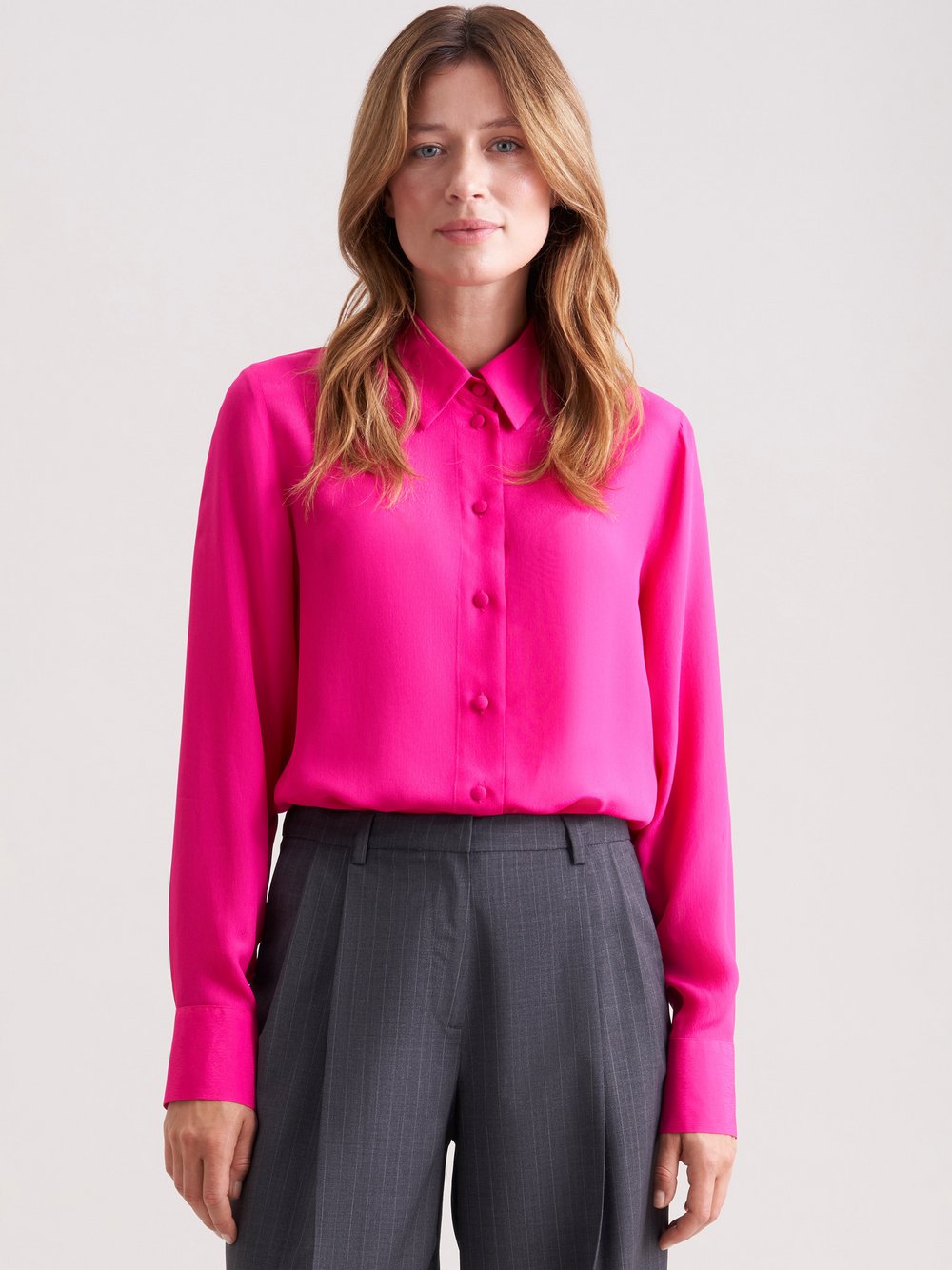 Seidensticker Hemdbluse Damen Viskose pink, 38