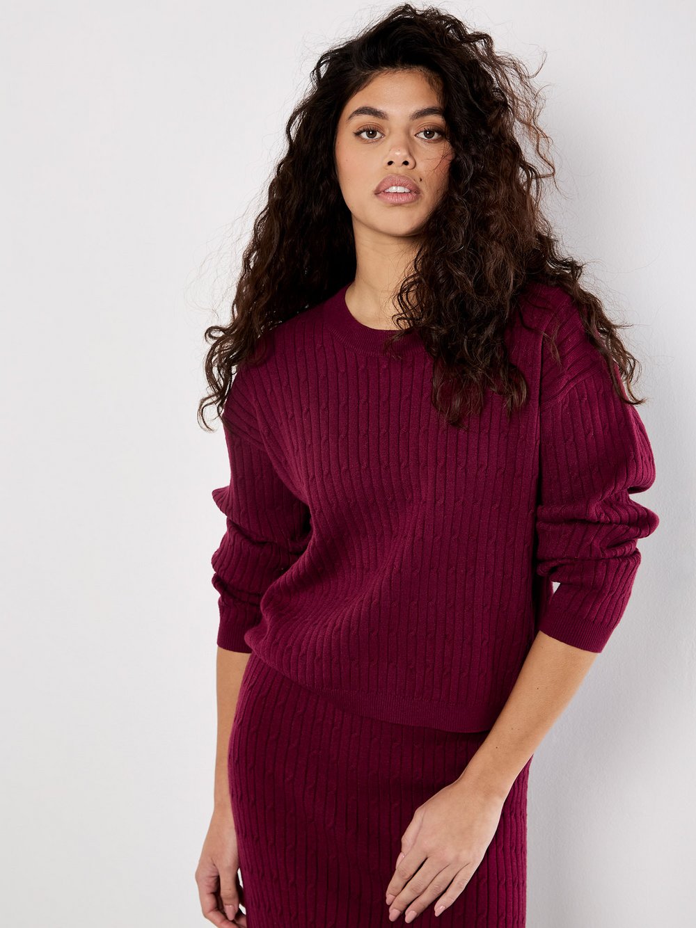 Apricot Pullover Damen Viskose rot, 38