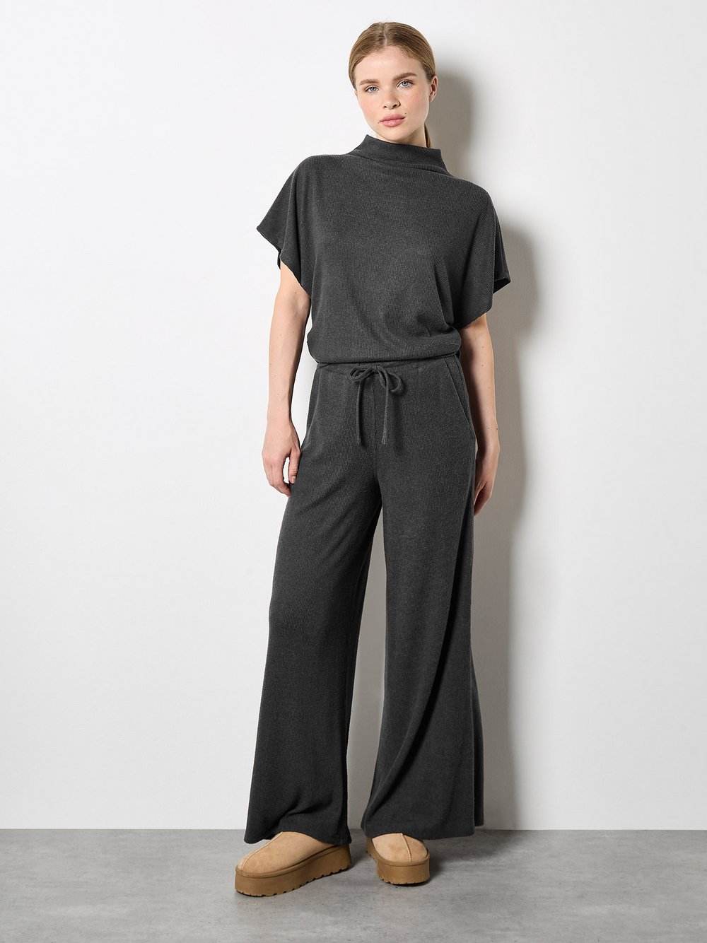 Apricot Hose Damen Viskose grau, 34