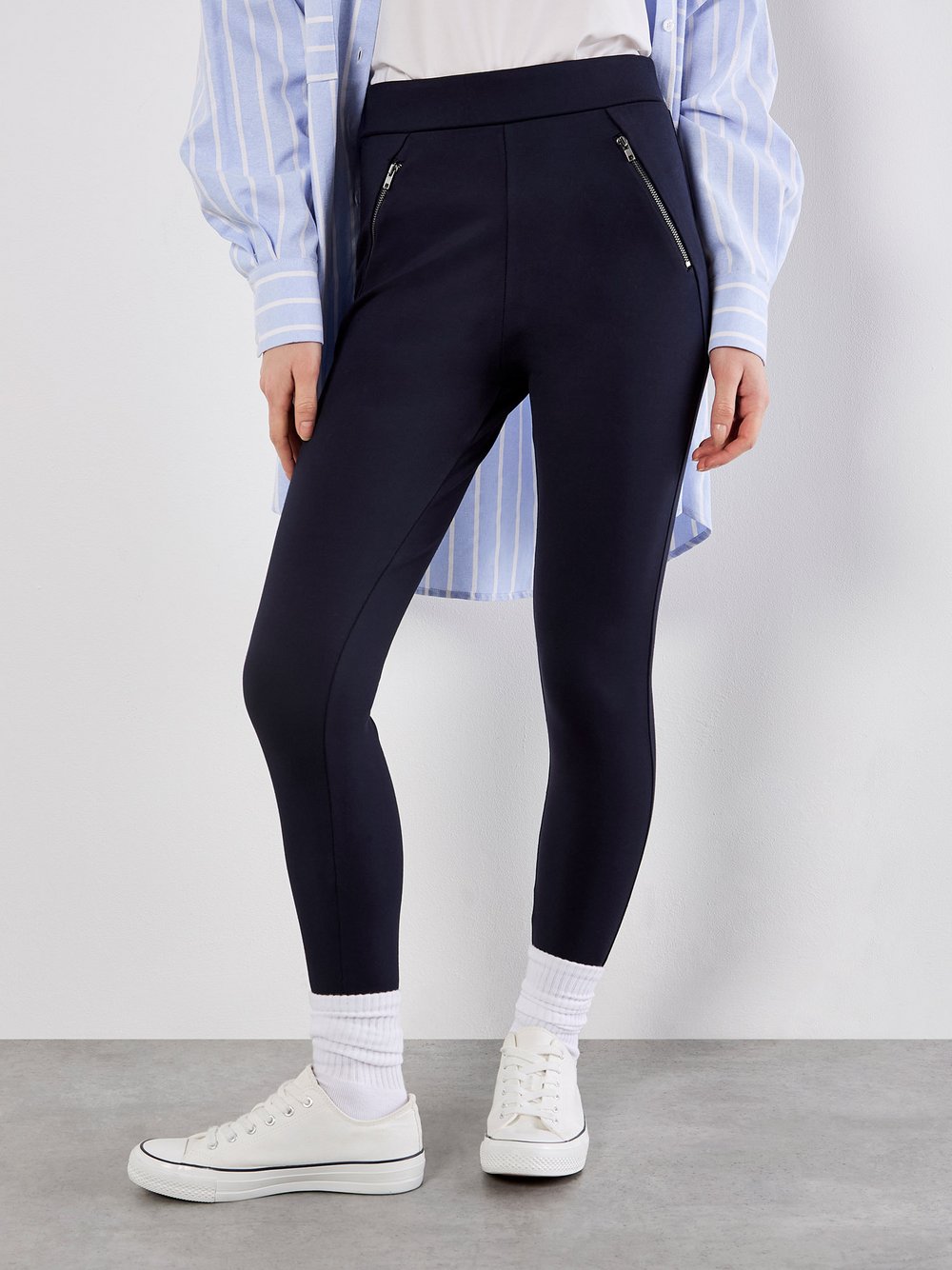 Apricot Hose Damen Viskose blau, 38