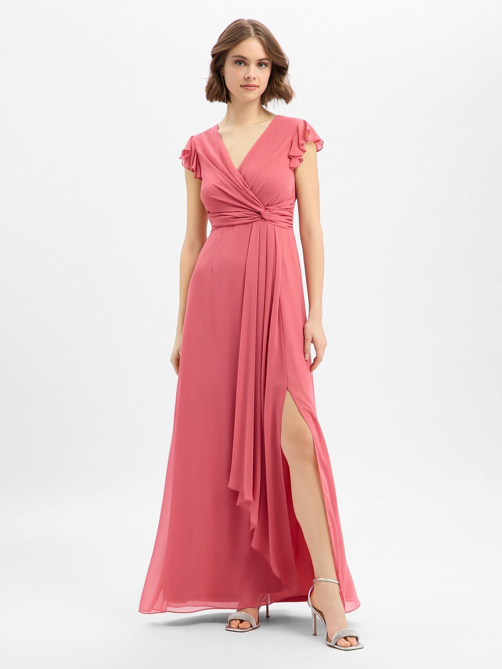 Marie Lund Abendkleid Damen Chiffon rosa, 42