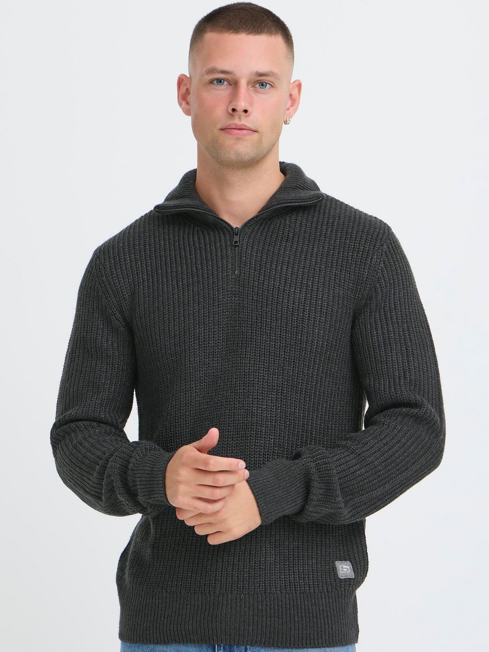 BLEND Troyer Herren grau, L