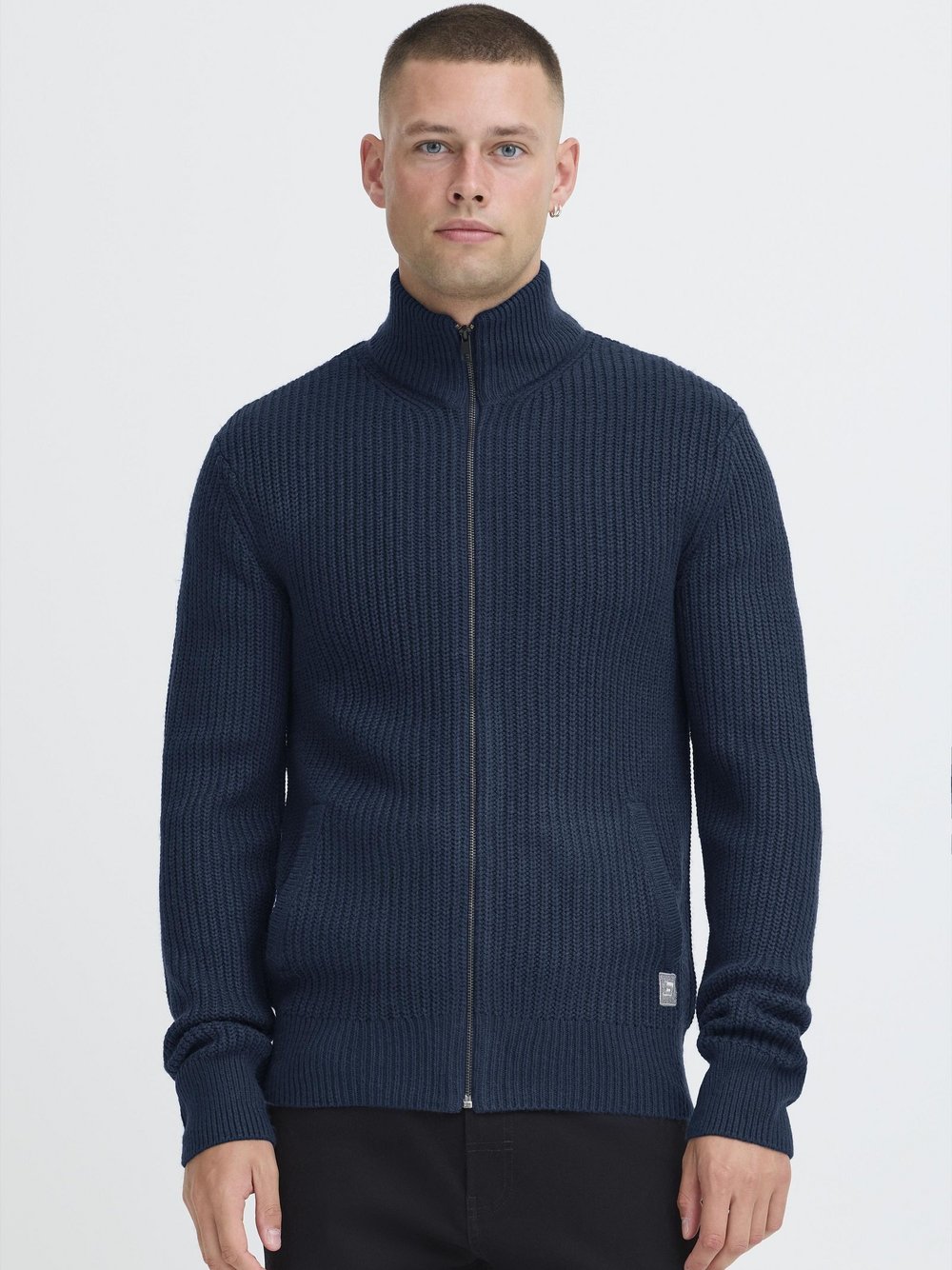 BLEND Trainingsjacke Herren blau, S