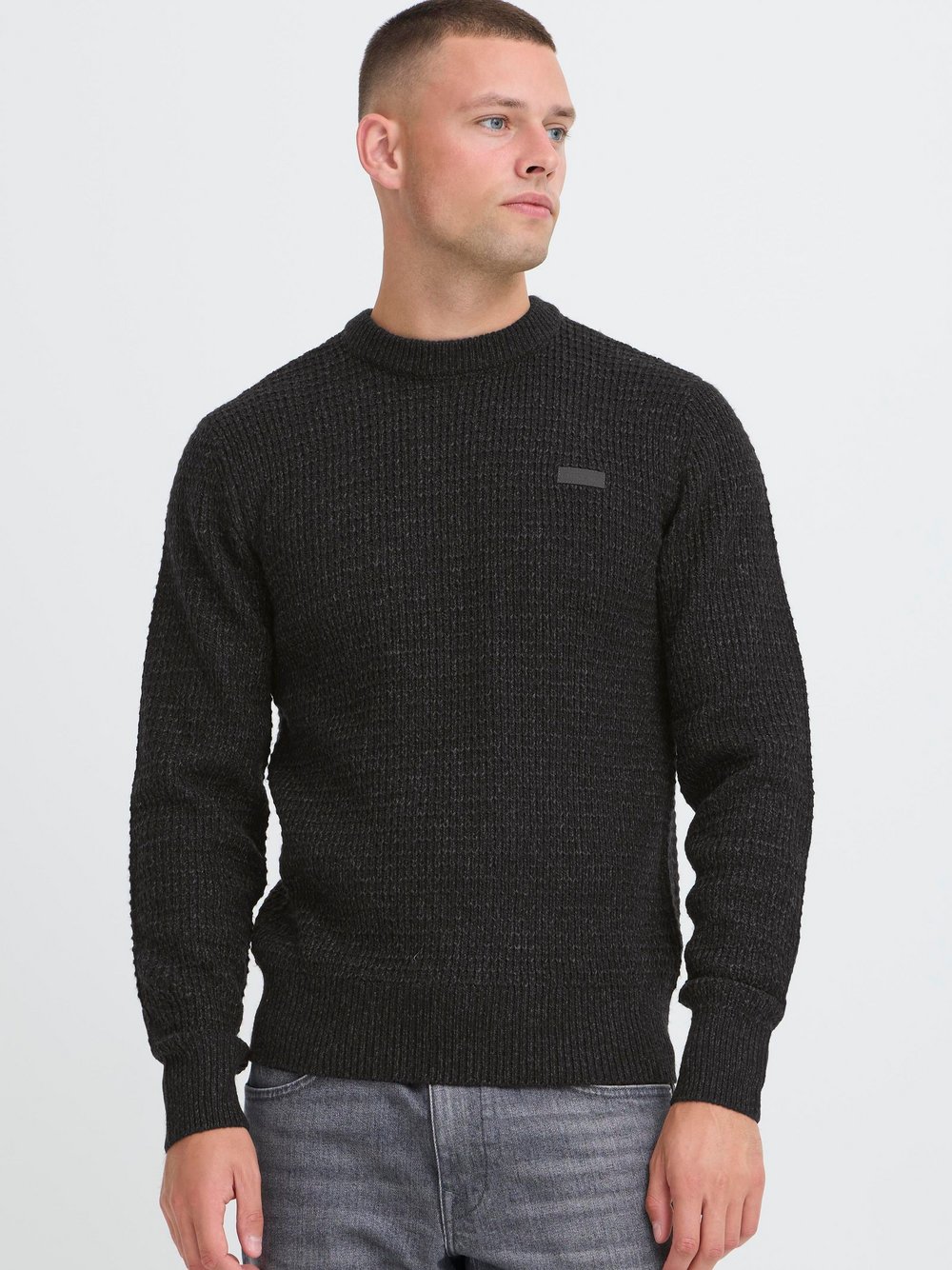 BLEND Strickpullover Herren grau, M