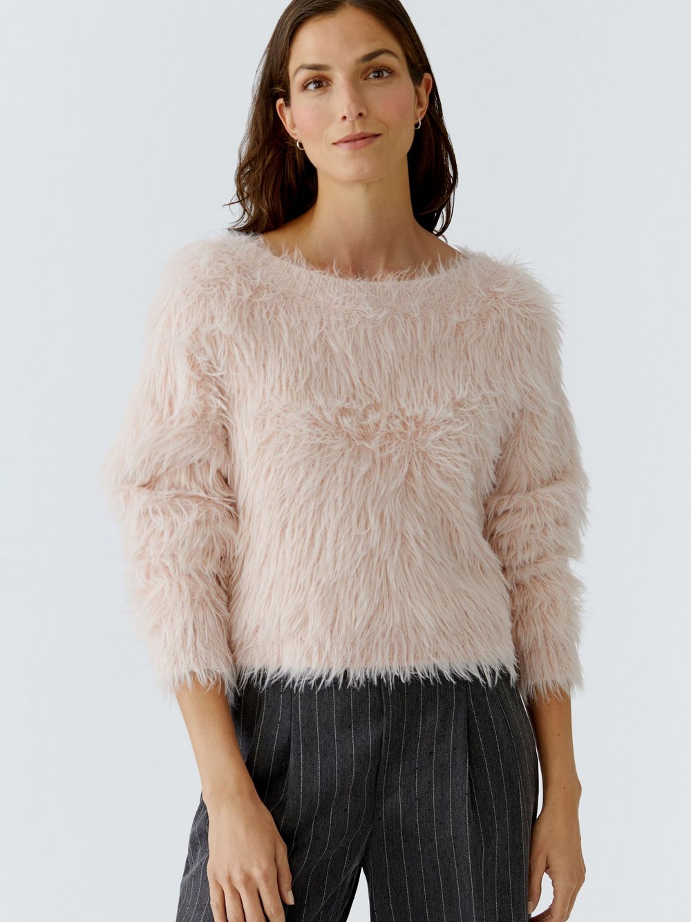 Oui Pullover Damen Polyamid pink, 44