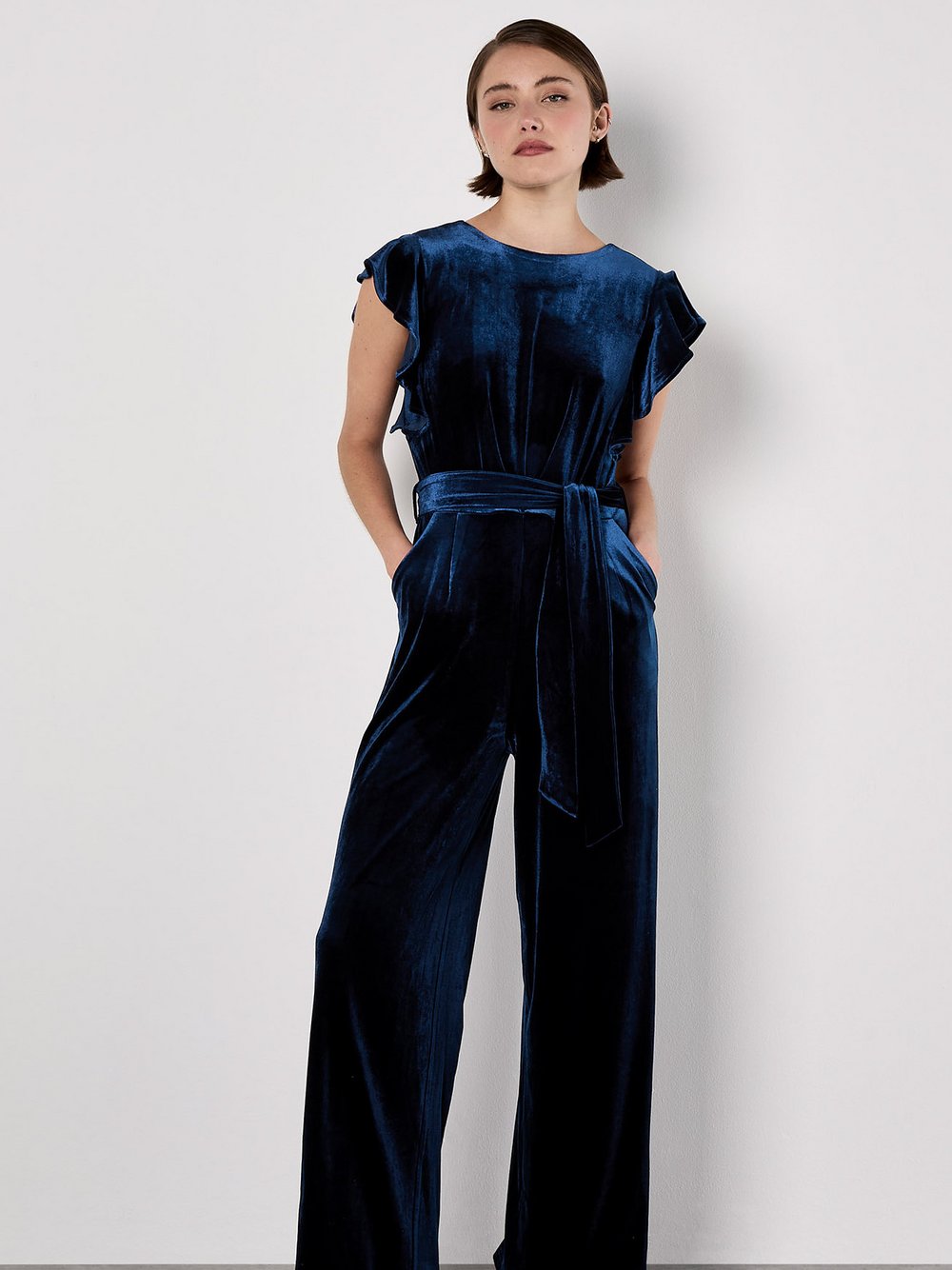 Apricot Jumpsuit Damen blau, 34