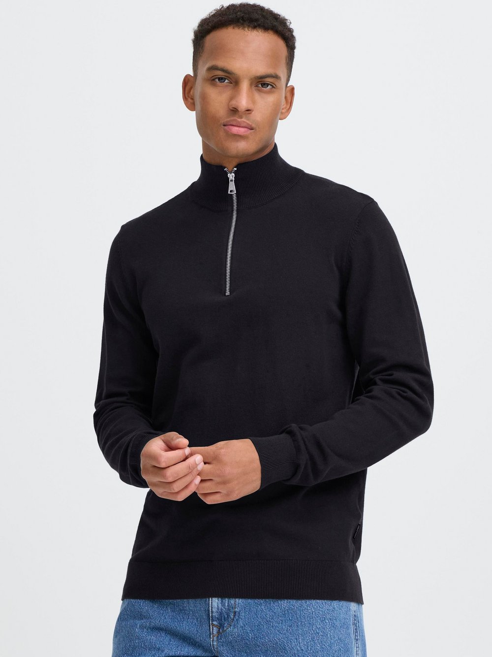 Thumbnail - BLEND Troyer Herren Baumwolle schwarz, L