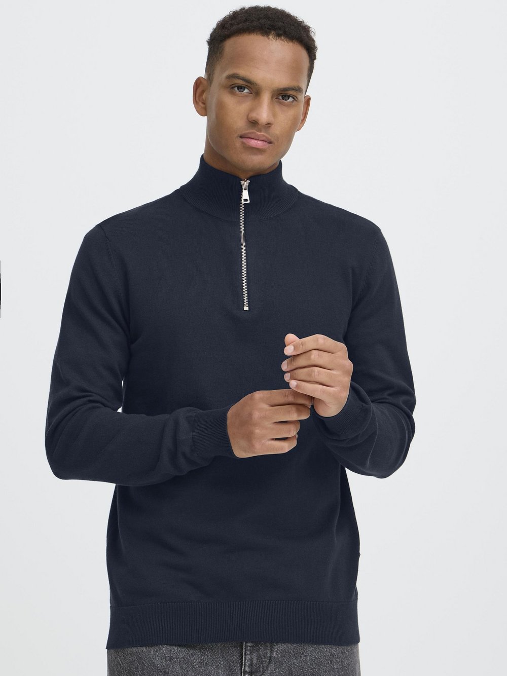 Thumbnail - BLEND Troyer Herren Baumwolle blau, S