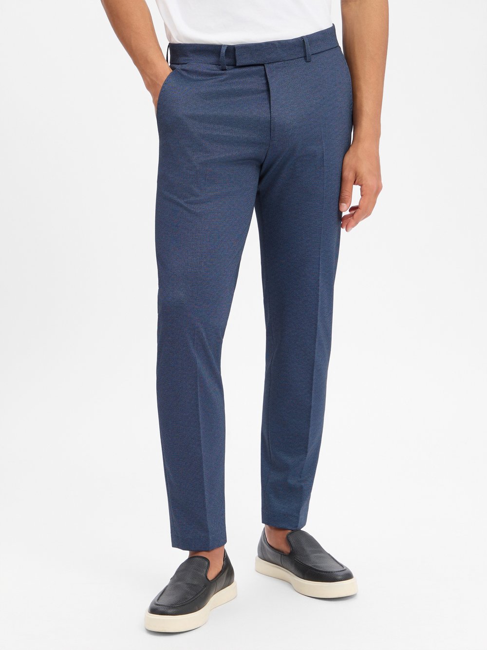 Thumbnail - Cinque Baukasten-Anzughose Herren blau meliert, 98