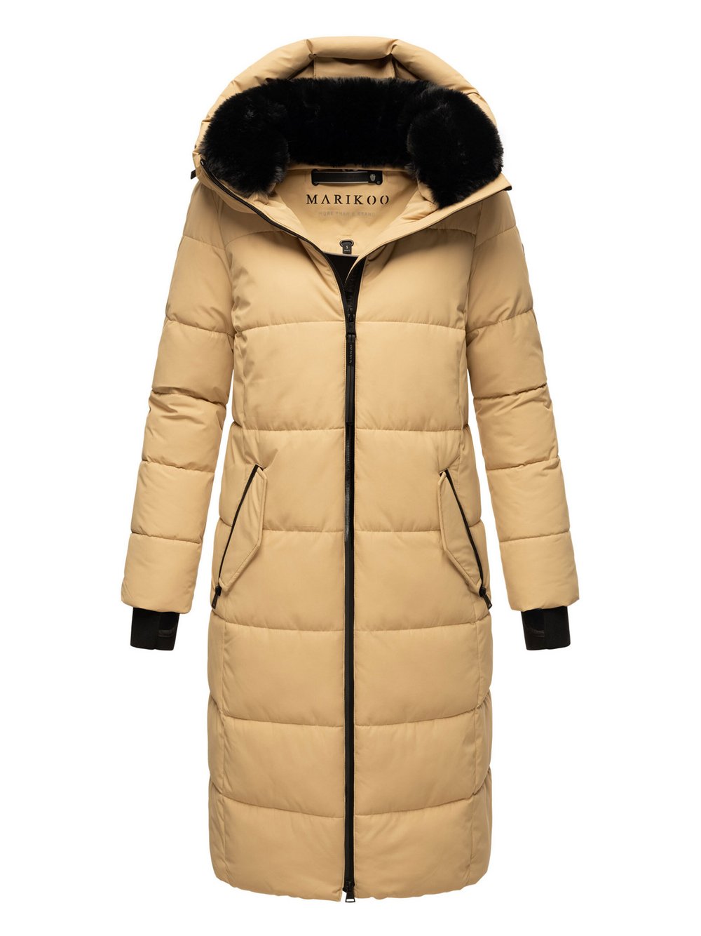 Thumbnail - Marikoo Winterjacke  Damen Baumwolle mehrfarbig, 34