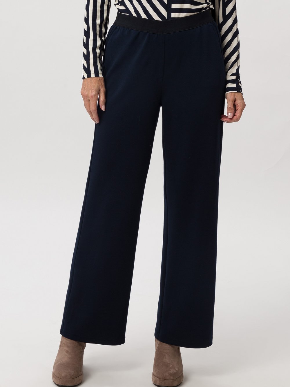 Frank Walder Hose Damen Viskose blau, 38