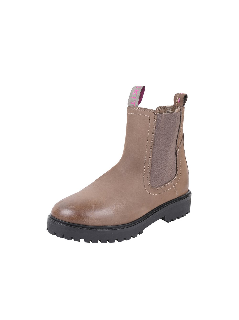 Crickit Chelsea-Boots Damen Leder beige, 41