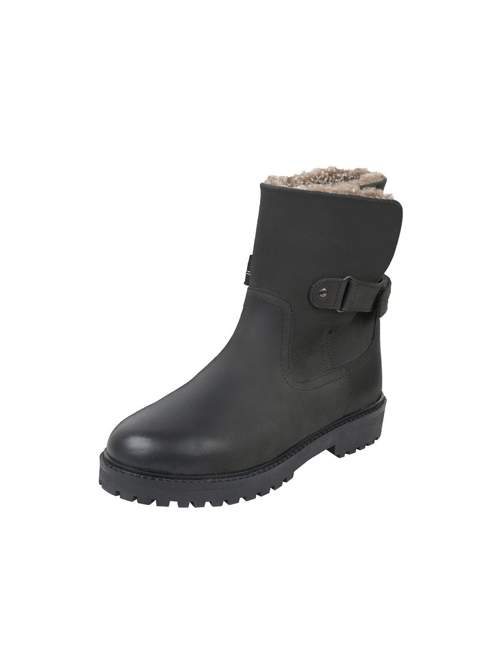 Crickit Stiefelette Damen Leder schwarz, 42
