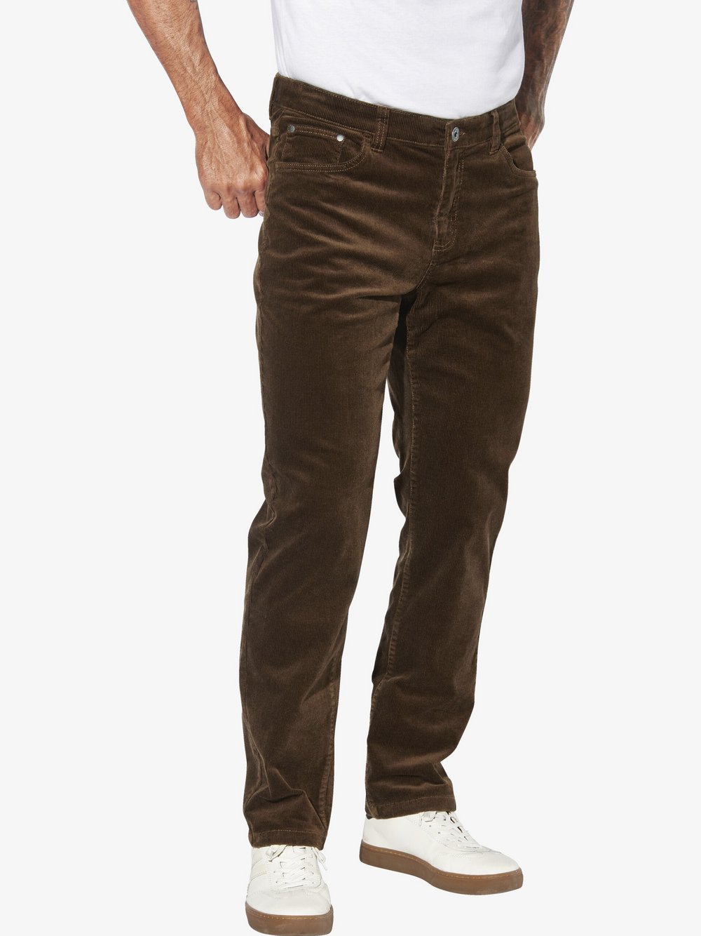 Thumbnail - Jan Vanderstorm Cordhose Herren Baumwolle beige, 38-34