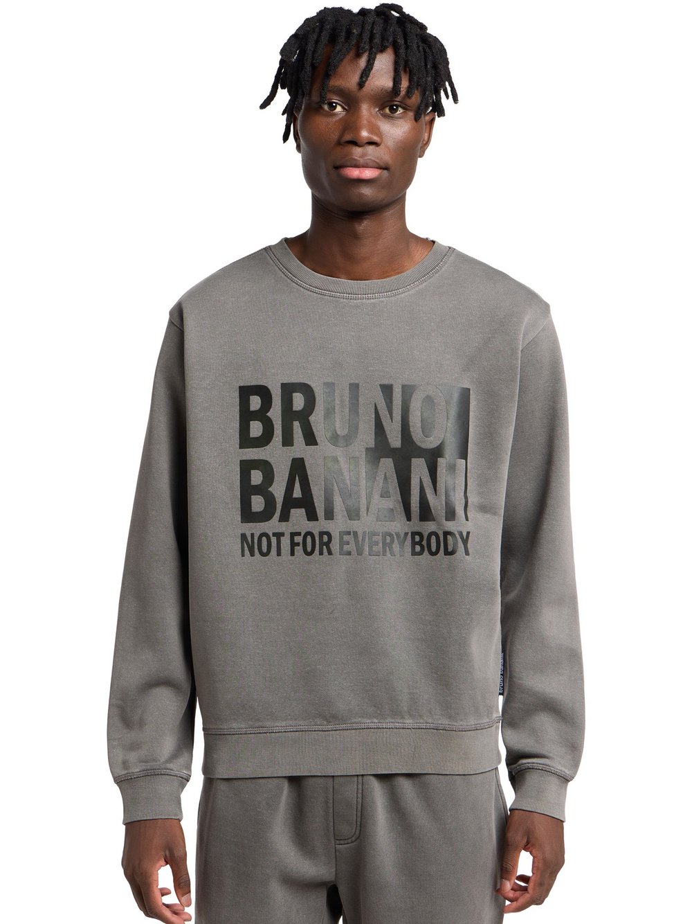 Thumbnail - Bruno Banani Sweatshirt  Herren Baumwolle mehrfarbig gemustert, L