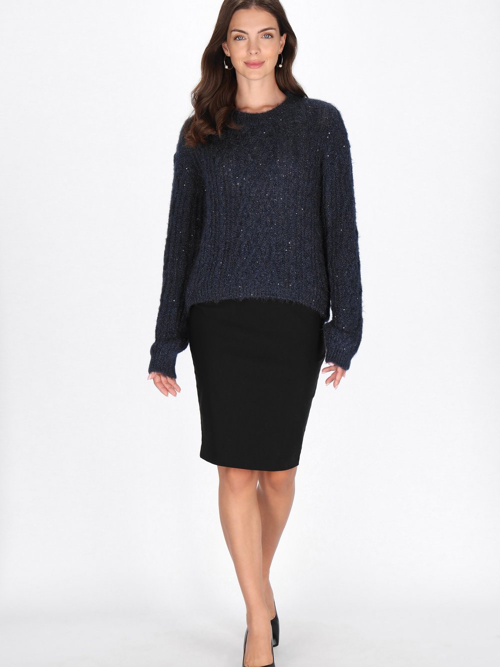 Usha Pullover Damen Polyamid blau, XS/S