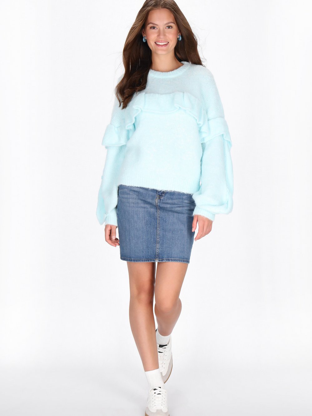 MyMo Pullover Damen blau, M/L