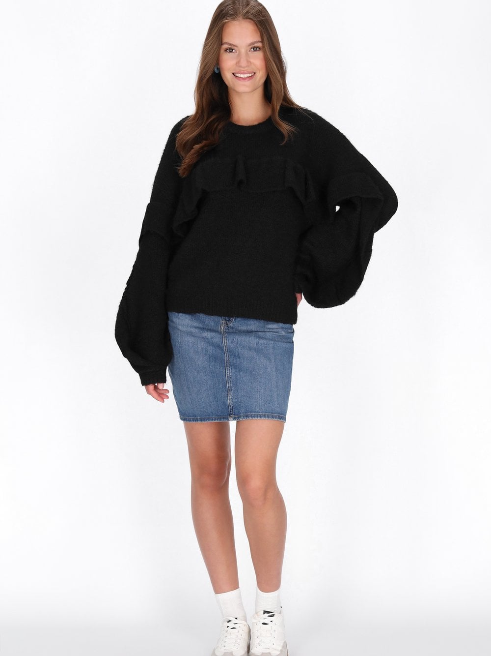 MyMo Pullover Damen schwarz, XS/S