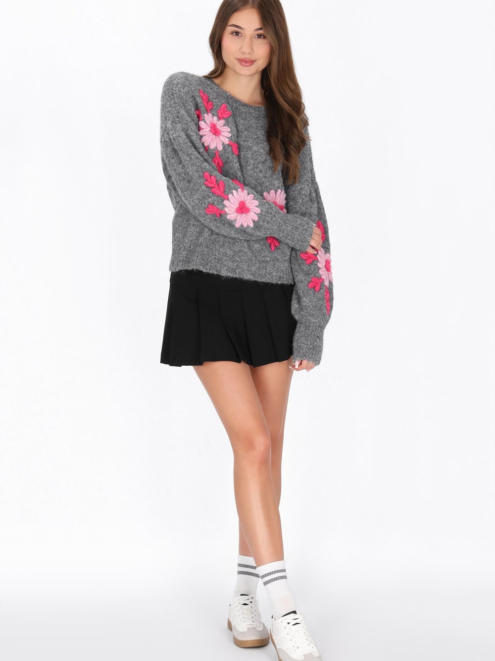 MyMo Pullover Damen grau, XS/S