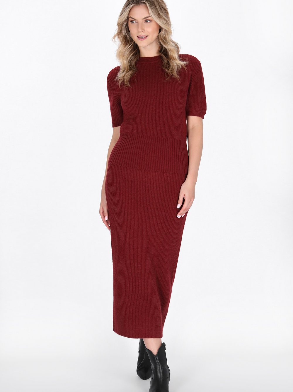 Dreimaster Rock Damen rot, XL/XXL