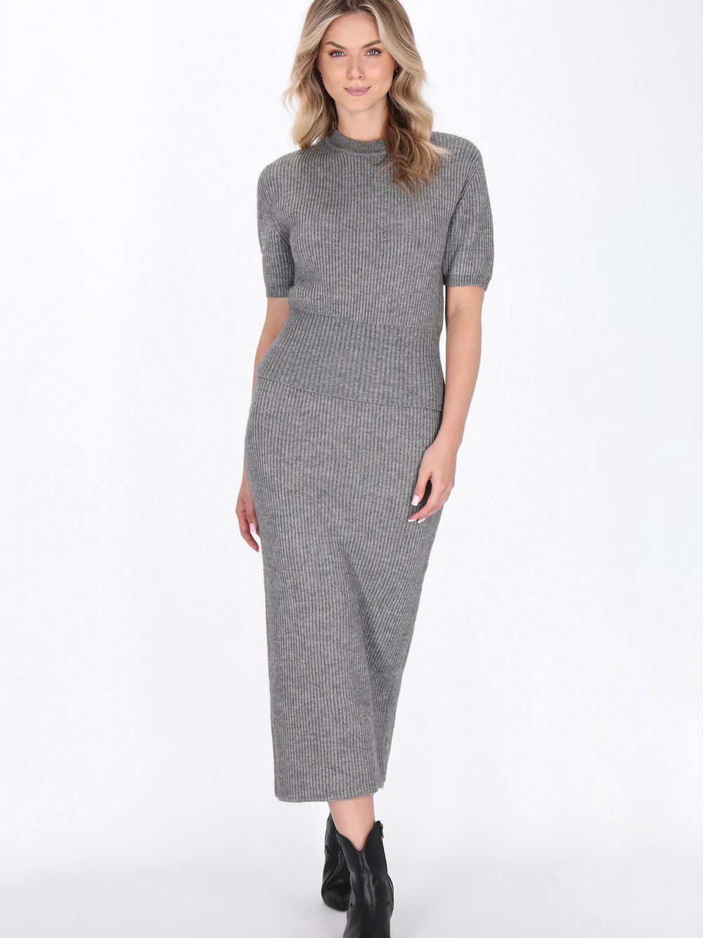 Dreimaster Pullover Damen grau, XS/S