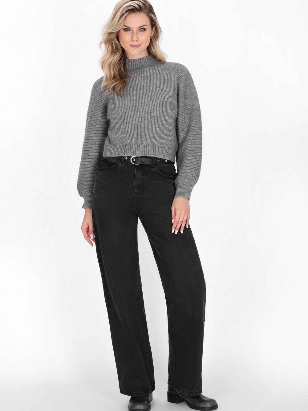 Dreimaster Pullover Damen grau, XL/XXL