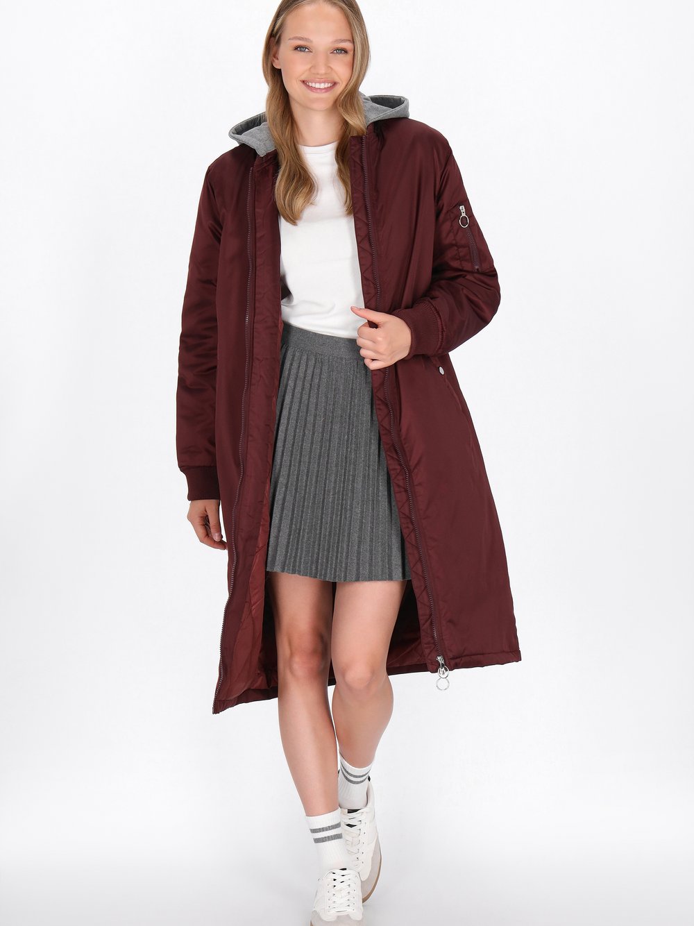 MyMo Blouson Damen Polyamid rot, XL