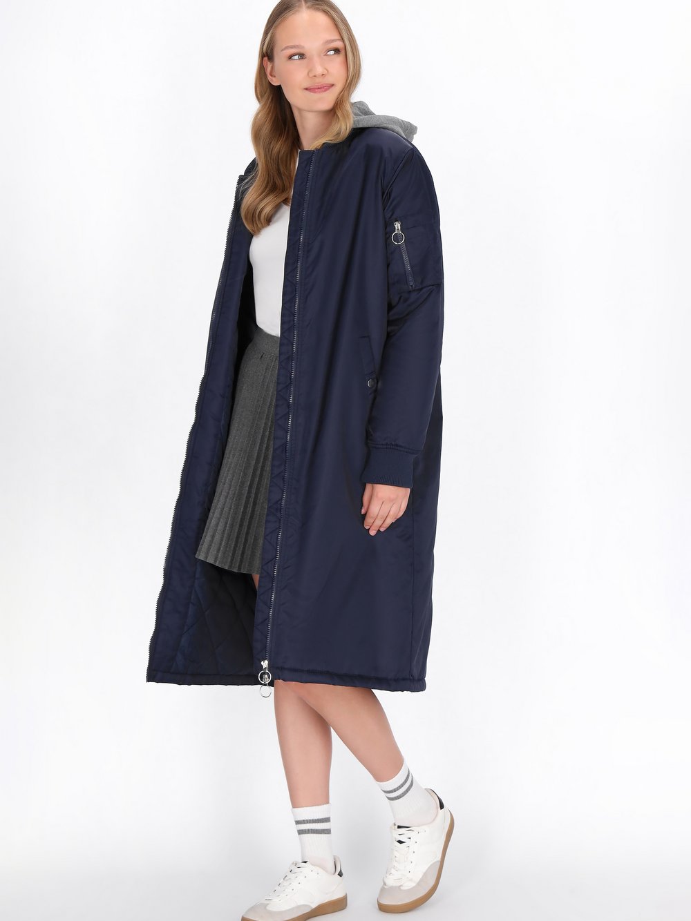 MyMo Blouson Damen Polyamid blau, M