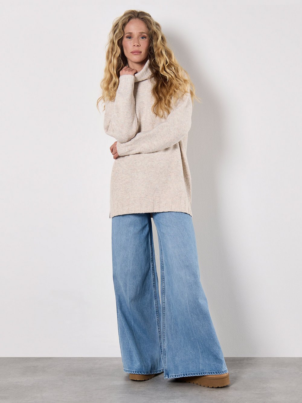 Thumbnail - Apricot Pullover Damen beige, 42