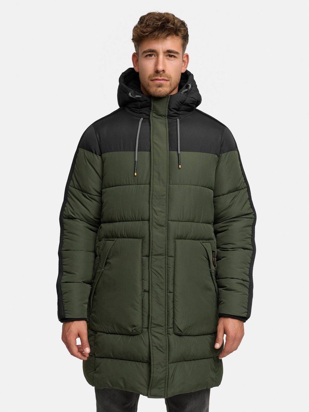 Thumbnail - Indicode Winterjacke Herren grün, M