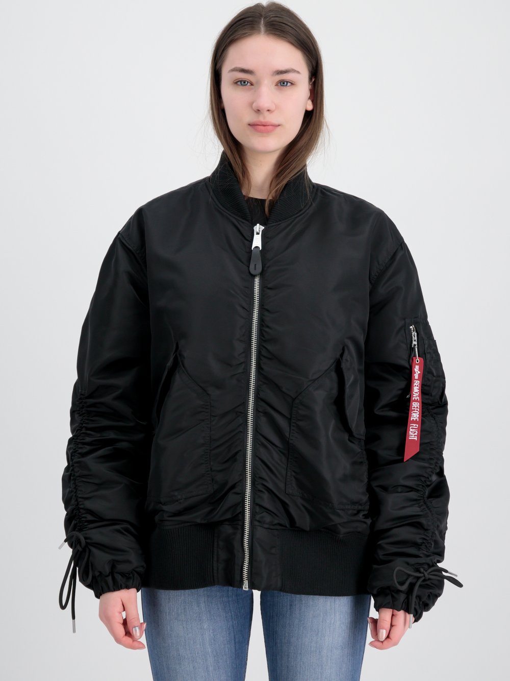 Thumbnail - Alpha Industries Bomberjacke Damen schwarz, S/M