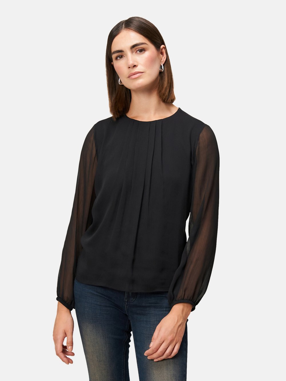 zero Blusenshirt Damen schwarz, 34